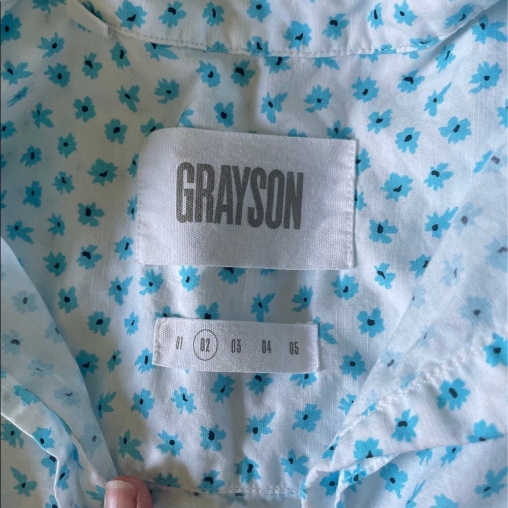 Long sleeved floral Grayson shirt